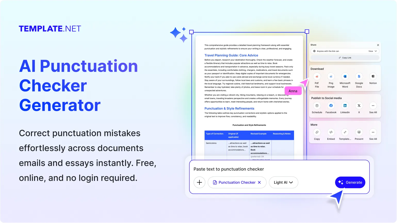Free AI Punctuation Checker, AI Punctuation Checker Tool Online [ No Signup ]